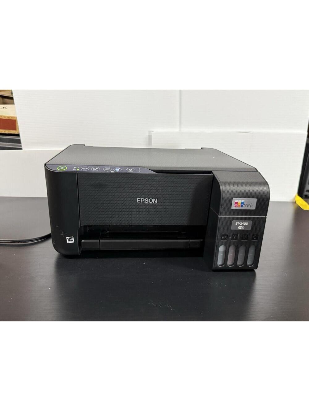 Epson EcoTank ET-2400 Wireless Inkjet Printer WiFi Tested Working